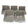 Swivel leather armchair team by wellis