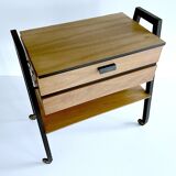 Scandinavian Wood Bar Cart Trolley