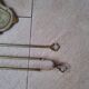 Fireplace accessories and its bronze support