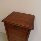 Antique filing cabinet with roller shutter