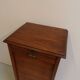 Antique filing cabinet with roller shutter