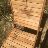 Pair of garden folding chairs