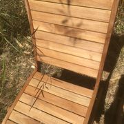 Pair of garden folding chairs