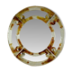 Miroir italien rond en verre de Murano du milieu du siècle par Mazzega, années 1960