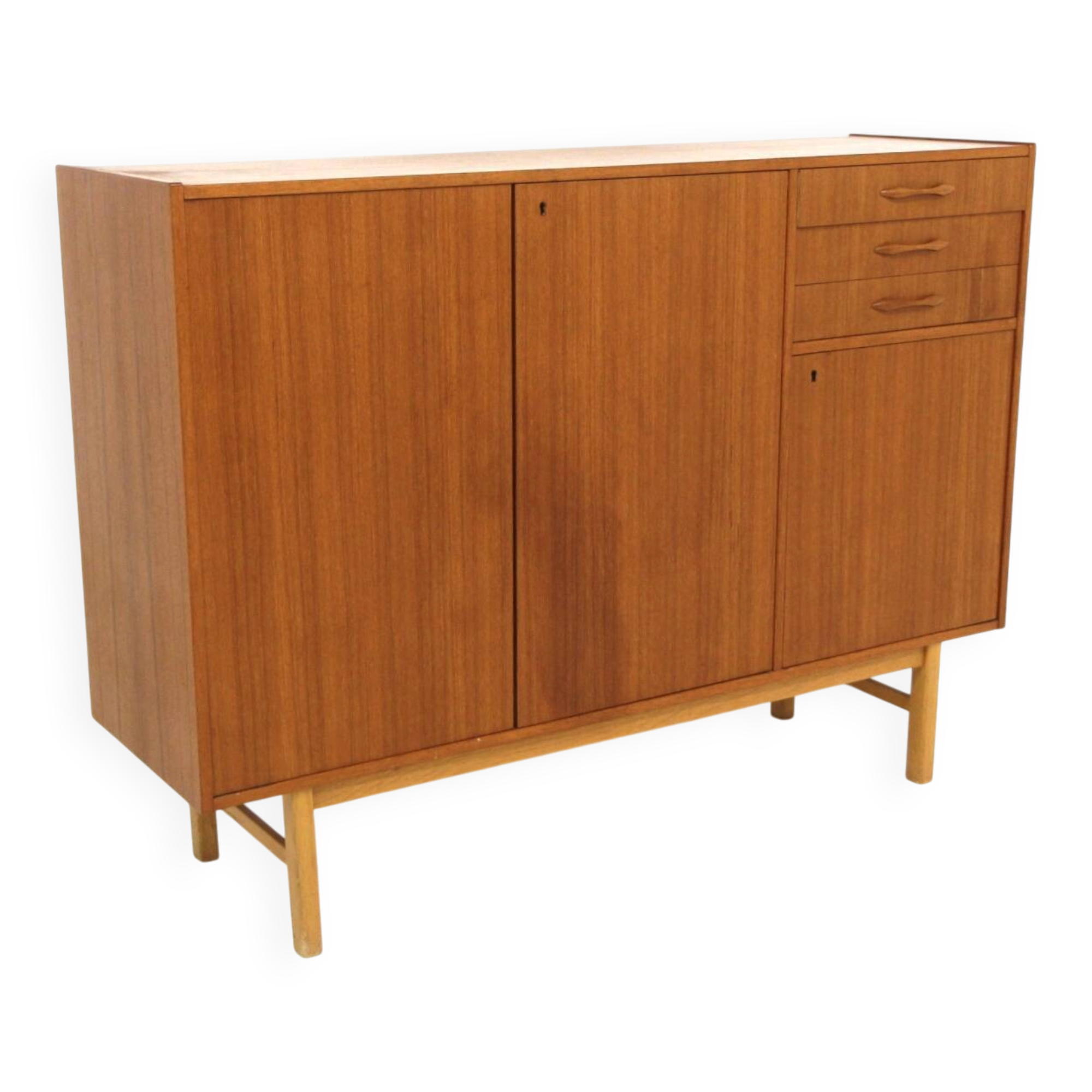 Enfilade scandinave en teck, Suède, 1960