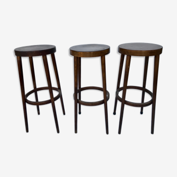 Suite of 3 stools by Bar Baumann 1950s