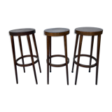 Suite of 3 stools by Bar Baumann 1950s
