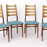 4 Vintage Dining Chairs 1960s - German Design