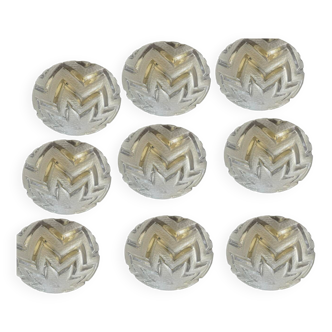 Appliques en Verre de Murano Ensemble de 9