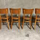 Suite de 4 chaises bistrot signées Thonet