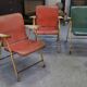 Folding chairs by Russel Wright for Samsonite Chairs 1960s