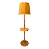 Grand lampadaire en bambou années 60