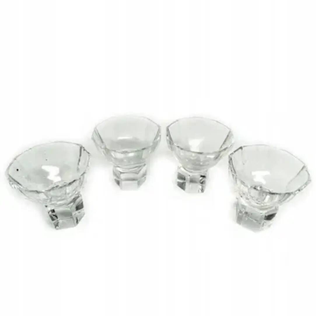 Set of crystal glasses, modernism, Germany, 1950s