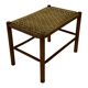 Vintage Stool Danish Papercord Rope small Stool Mid Century