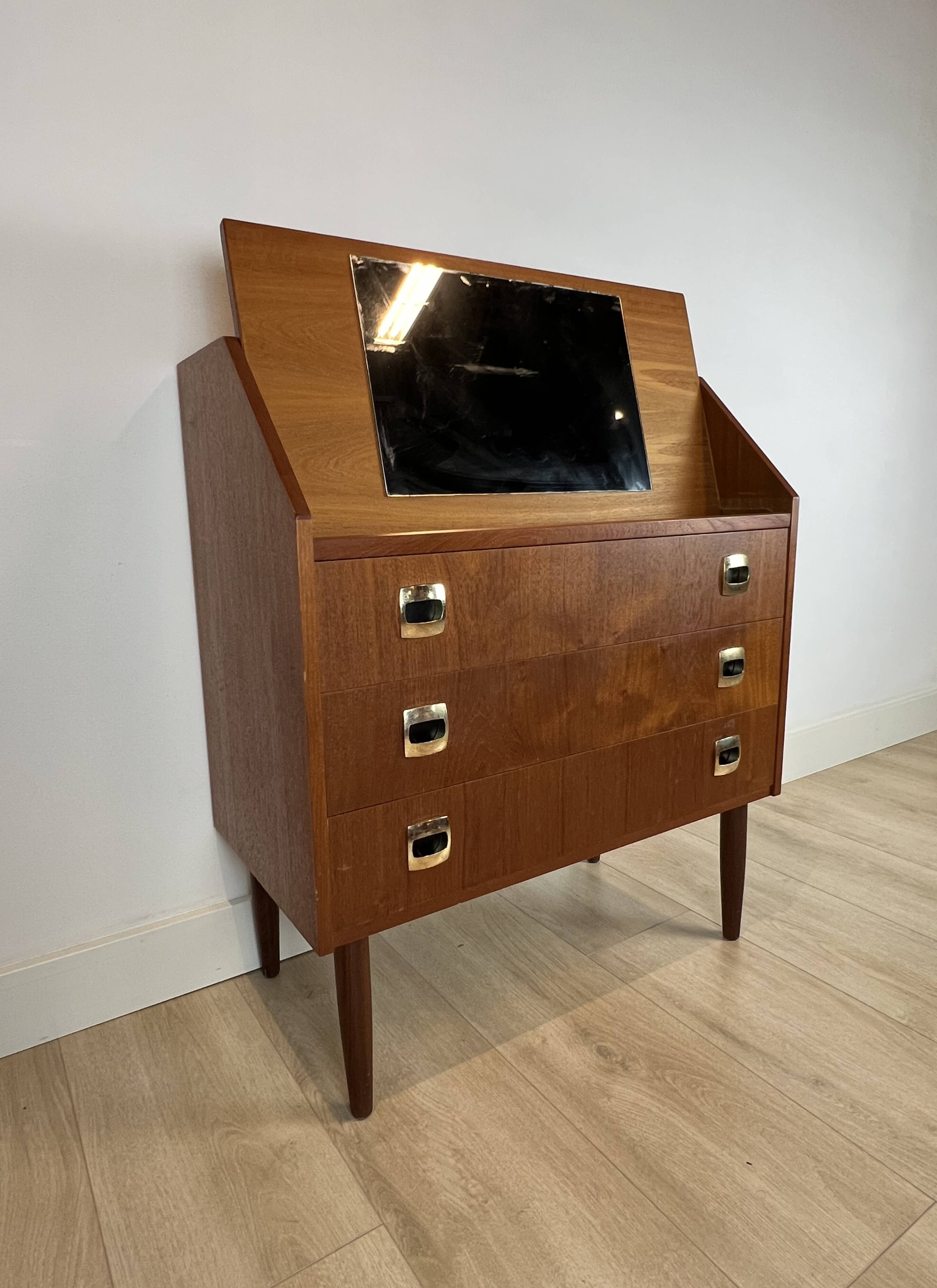 Danish secretaire or dressing table, 1960’s