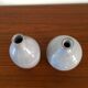 2 vintage ceramic vase signed