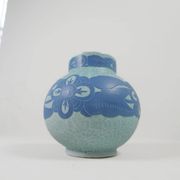 Vase Art Déco Gustavsberg Sgraffito Josef Ekberg, Suède, 1922