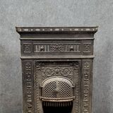 Napoleon III period cast iron fireplace mantel or front circa 1880