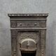Napoleon III period cast iron fireplace mantel or front circa 1880