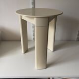 Tabouret blanc gedy par Olaf von Bohr années 70