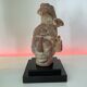 Statue / replica head of the Mayan king pakal janaab vintage 70s