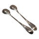 2-piece silver-plated salad serving set, Ercuis Lauriers goldsmith