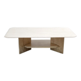 Vintage travertine coffee table