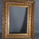 Nineteenth century frame gilded stucco wood 51.5x40 foliage 36.7x25.5 cm SB
