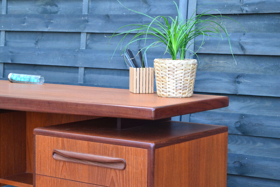 By G-Plan teak desk