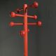 Vintage 80s red coat rack