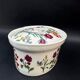 Oval terrine, Paris porcelain, Herbier model