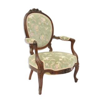 Fauteuil Napoléon III en palissandre