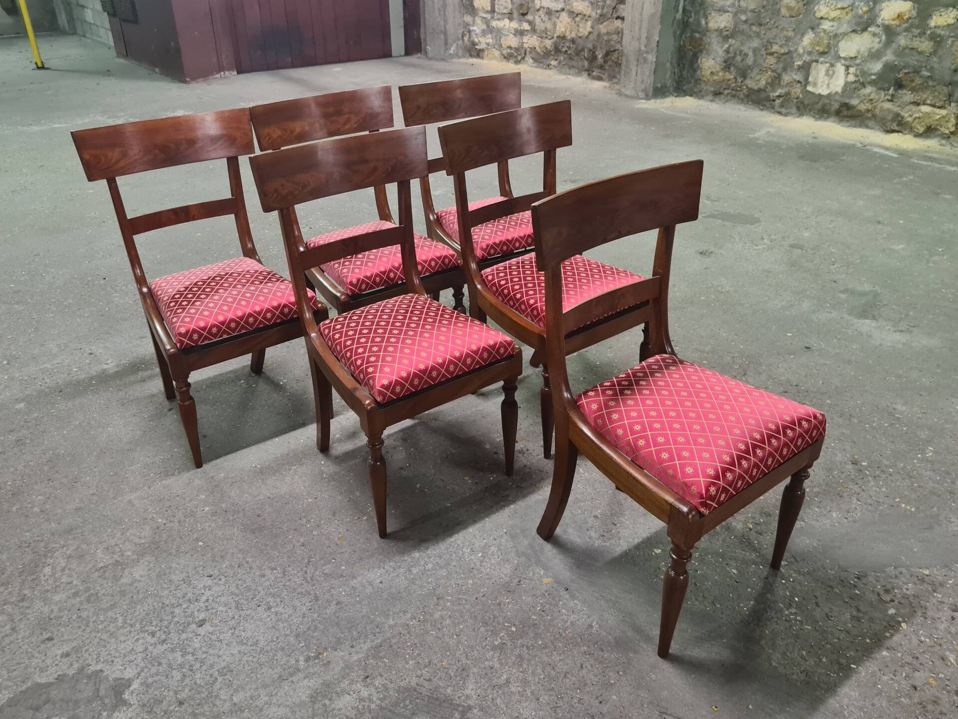 Regency chair series, England 19th century