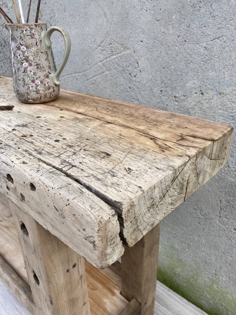 Old small carpenter's workbench