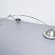 IMPORTANT ADJUSTABLE SUSPENSION 1970s CHROME STEEL PERSPEX ITALY WIRE