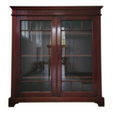 Glass library showcase English early 20th century