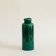Soliflore vase in iridescent green ceramic West Germany