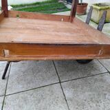 Old large square farmhouse style table
