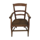 Old straw seat chair