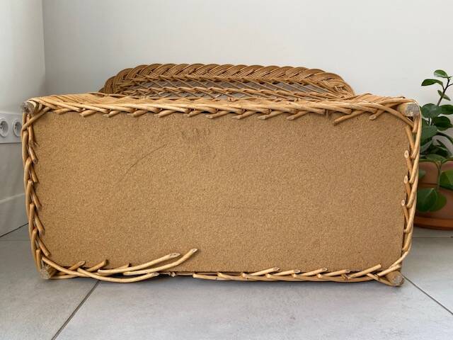 Rattan bench or play chest