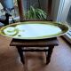 Large ceramic dish in the shape of a fish, Moulin des Loups brand