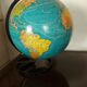 Globe terrestre , Mappemonde vintage tarides , 1977