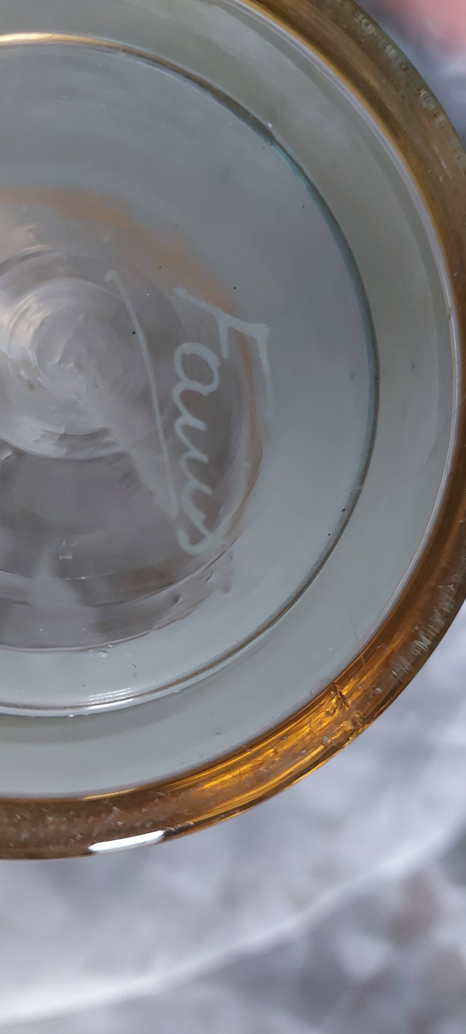 Vase vintage granité blanc