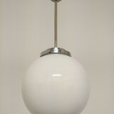 Art Deco hanging lamp in opaline