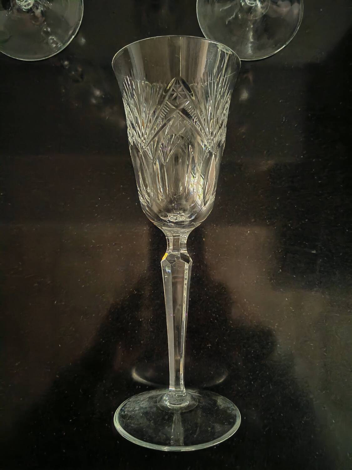 Cut Champagne flutes