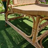 Rattan lounge chair called “Grand-Mère”