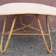 Coffee table, side table, pedestal table or end table in bamboo.
