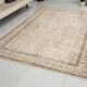 Beige Wool Tribal Carpet