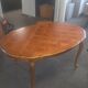 Louis XV extendable table + 6 chairs