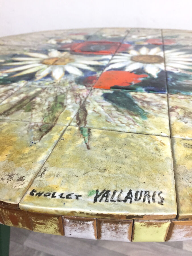 Table "Englander Chollat" Vallauris 1970